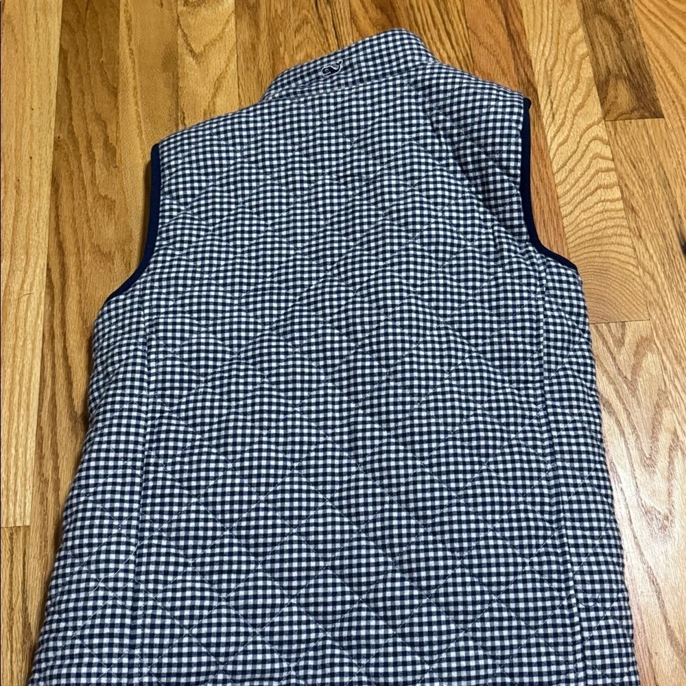 Vineyard Vines Reversible Fleece Plaid Vest - Picture 6 of 7